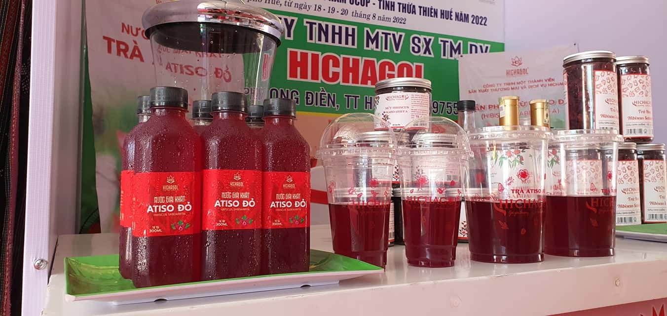 Các sản phẩm Hichagol mang đến hội chợ